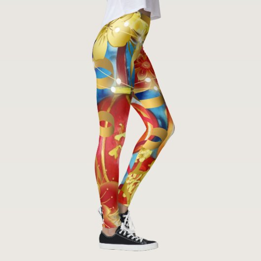 Chinesische Feiern Leggings (Rechts)