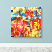 Chinesische Feiern Leinwanddruck (Insitu (Holzboden))