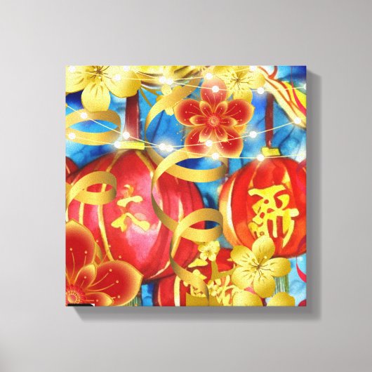 Chinesische Feiern Leinwanddruck (Vorderseite)