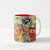 Chinesische Feiern Zweifarbige Tasse (VorderseiteRechts)