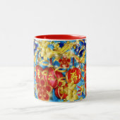 Chinesische Feiern Zweifarbige Tasse (Mittel)