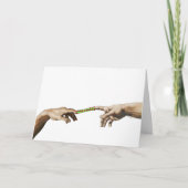 Chinesische Fingerfallen-Geburtskarte Karte (Vorderseite)