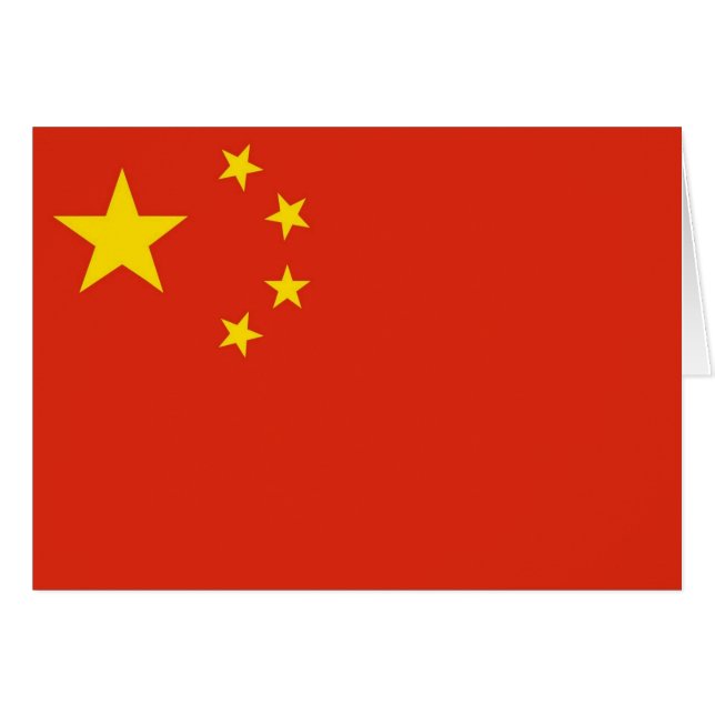 Chinesische Flagge (Vorderseite (Horizontal))
