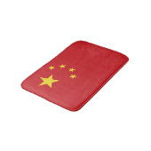 Chinesische Flagge Badematte (Schrägansicht)