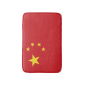 Chinesische Flagge Badematte (Vorderseite Vertikal)