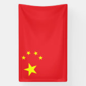 Chinesische Flagge Banner (Vertikal)