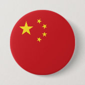 Chinesische Flagge Button (Vorderseite)