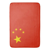 Chinesische Flagge (China) Badematte (Vorderseite Vertikal)