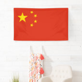 chinesische Flagge (China) Banner (Insitu)