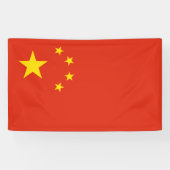 chinesische Flagge (China) Banner (Horizontal)
