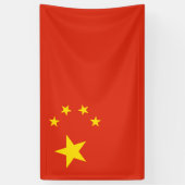 chinesische Flagge (China) Banner (Vertikal)