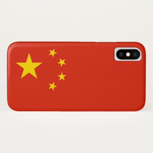 chinesische Flagge (China) Case-Mate iPhone Hülle (Rückseite (Horizontal))