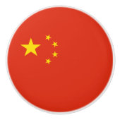 chinesische Flagge (China) Keramikknauf (Vorderseite)