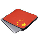 chinesische Flagge (China) Laptopschutzhülle (Vorne Knopf)