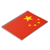chinesische Flagge (China) Notizblock (Linke Seite)