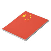 chinesische Flagge (China) Notizblock (Rotiert)