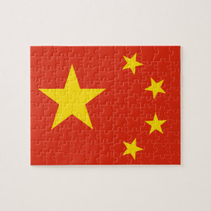 Chinesische Flagge (China) Puzzle