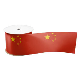 Chinesische Flagge (China) Satin Ribbon Satinband