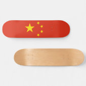 chinesische Flagge (China) Skateboard (Horizontal)