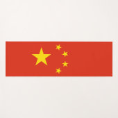 chinesische Flagge (China) Yogamatte (Vorderseite (Horizontal))