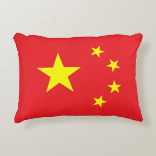 Chinesische Flagge Dekokissen