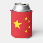 Chinesische Flagge Dosenkühler (Kanne Rückseite)