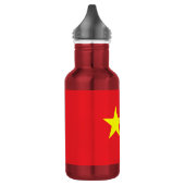 Chinesische Flagge Edelstahlflasche (Links)