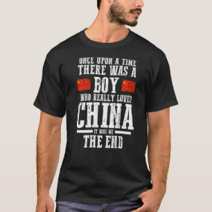 Chinesische Flagge für Mens China T-Shirt