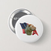 Chinesische Flagge für Shar-Pei Button (Vorne & Hinten)