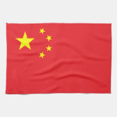 Chinesische Flagge Geschirrtuch (Horizontal)