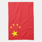 Chinesische Flagge Geschirrtuch (Vertikal)