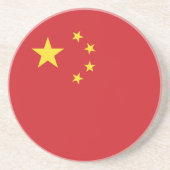 Chinesische Flagge Getränkeuntersetzer (Vorne)