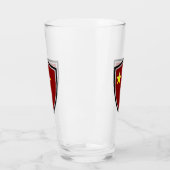 Chinesische Flagge Glas (Links)