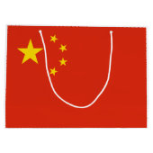 Chinesische Flagge Große Geschenktasche Geschenktüte (Rückseite)
