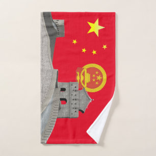 Chinesische Flagge Handtuch