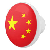 Chinesische Flagge Keramikknauf (Rechts)