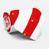 Chinesische Flagge Krawatte (Gerollt)