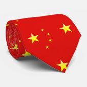 Chinesische Flagge Krawatte (Gerollt)