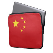 Chinesische Flagge Laptopschutzhülle (Vorderseite Links)