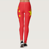 Chinesische Flagge Leggings (Rückseite)