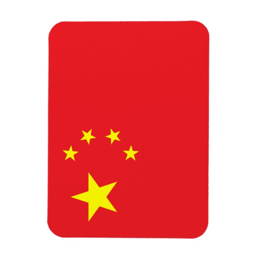 Chinesische Flagge Magnet (Vertikal)