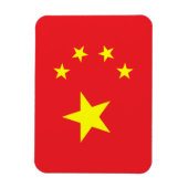 Chinesische Flagge Magnet (Vertikal)