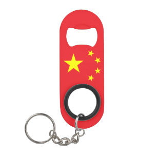Chinesische Flagge Mini Flaschenöffner
