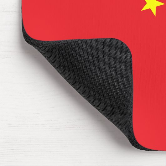 Chinesische Flagge Mousepad (Ecke)