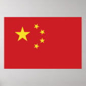 Chinesische Flagge Poster (Vorne)