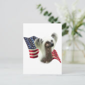 Chinesische Flagge Postkarte (Stehend Vorderseite)