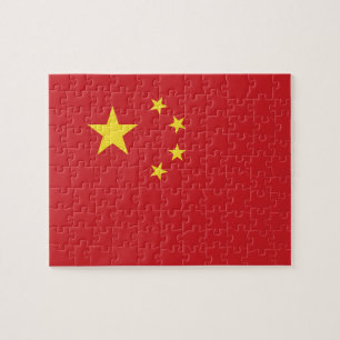 Chinesische Flagge Puzzle