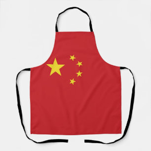 Chinesische Flagge Schürze