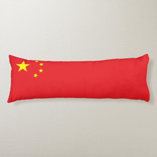 Chinesische Flagge Seitenschläferkissen (Vorderseite)