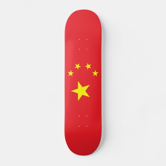 Chinesische Flagge Skateboard (Vorderseite)